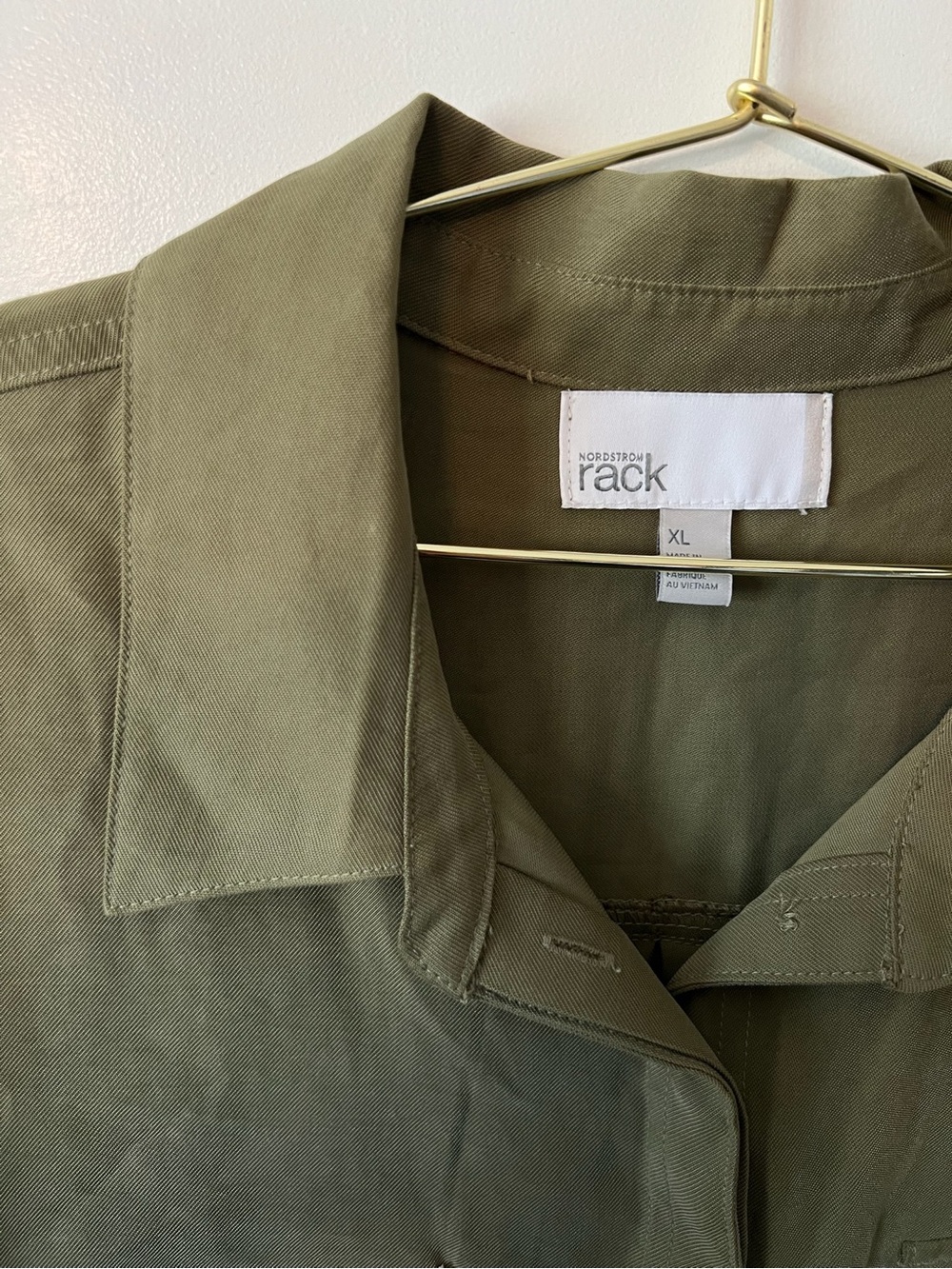 Nordstrom Rack Olive Green top- NWT